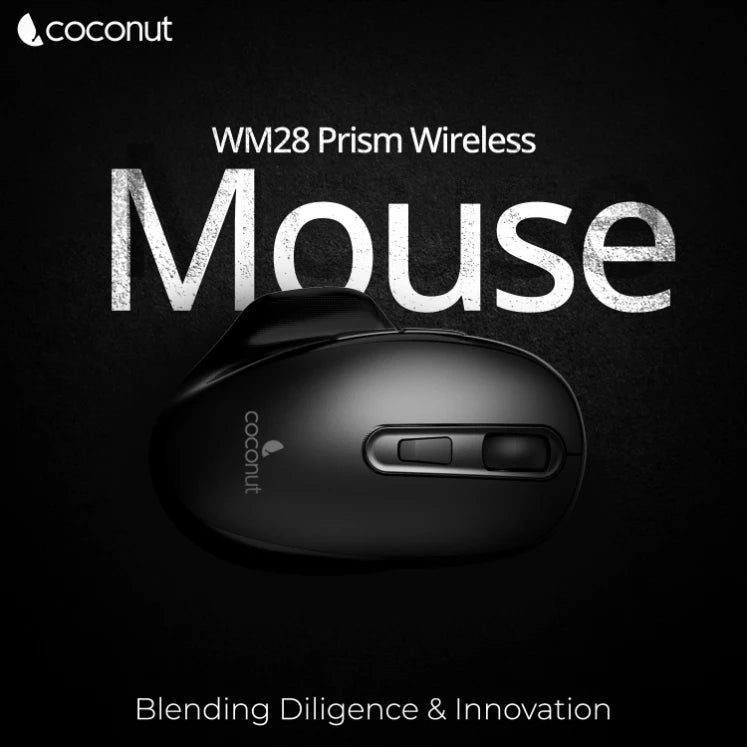Prism Super Ergonomic Wireless Mouse with modern, sleek design